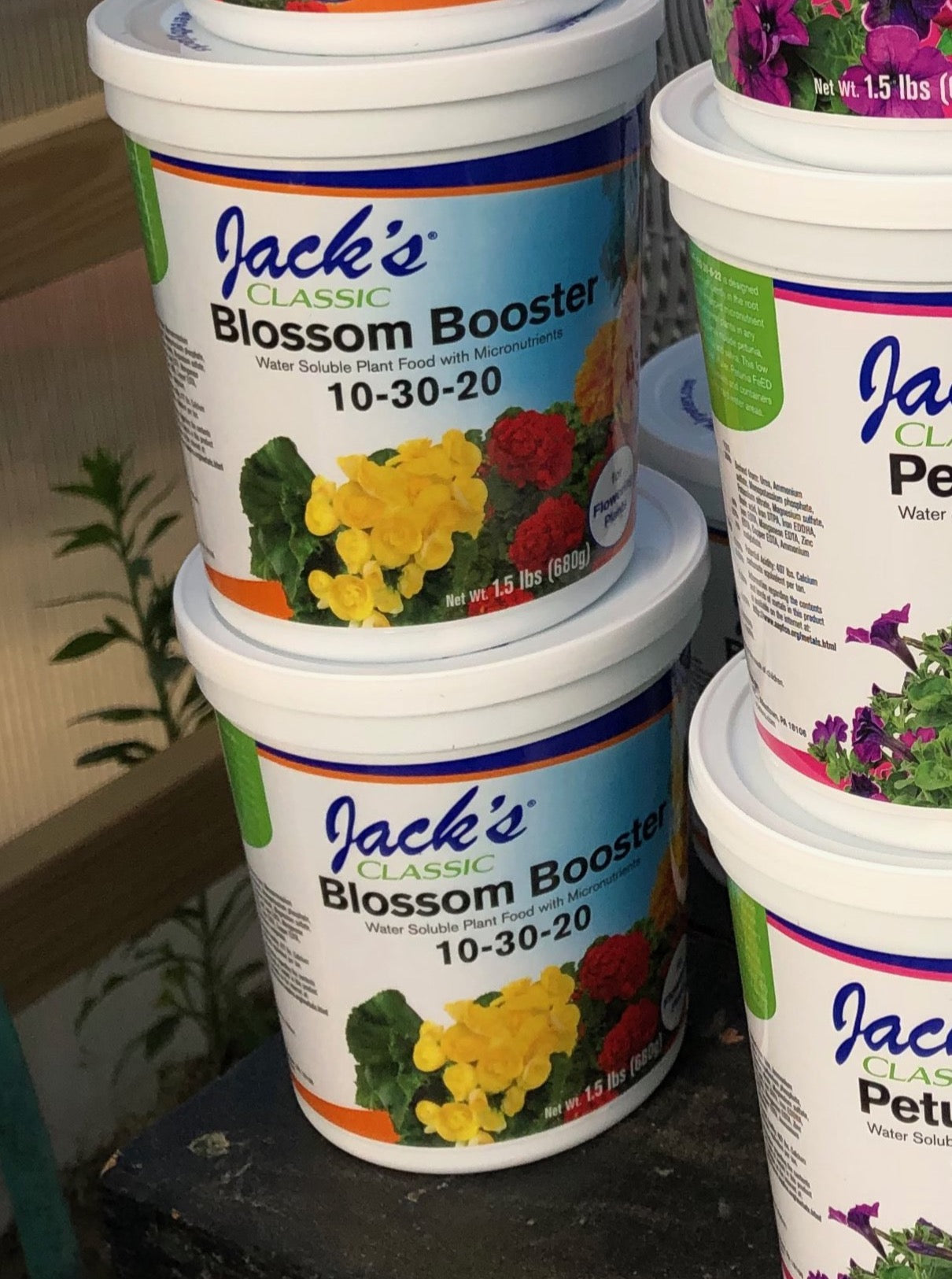 FERTILIZER, JACK'S BLOSSOM BOOSTER, 10-30-20  Garden Shack Farm