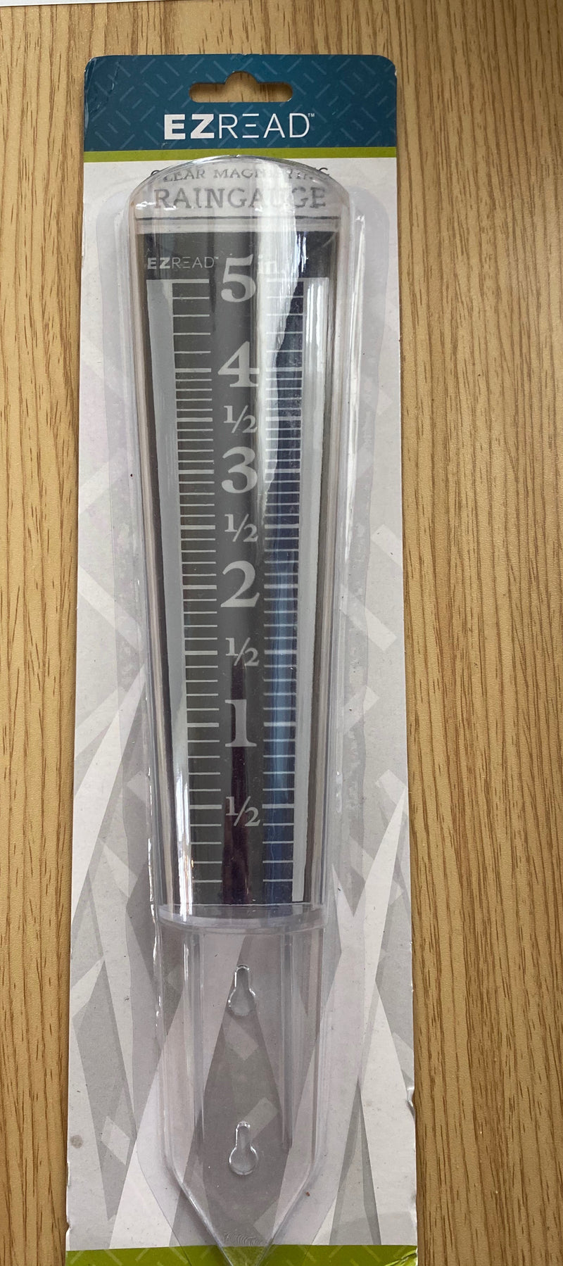 RAIN GAUGE, EZ READ CLEAR MAGNIFYING