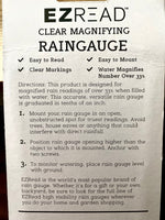 RAIN GAUGE, EZ READ CLEAR MAGNIFYING