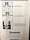 RAIN GAUGE, EZ READ CLEAR MAGNIFYING
