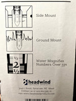 RAIN GAUGE, EZ READ CLEAR MAGNIFYING