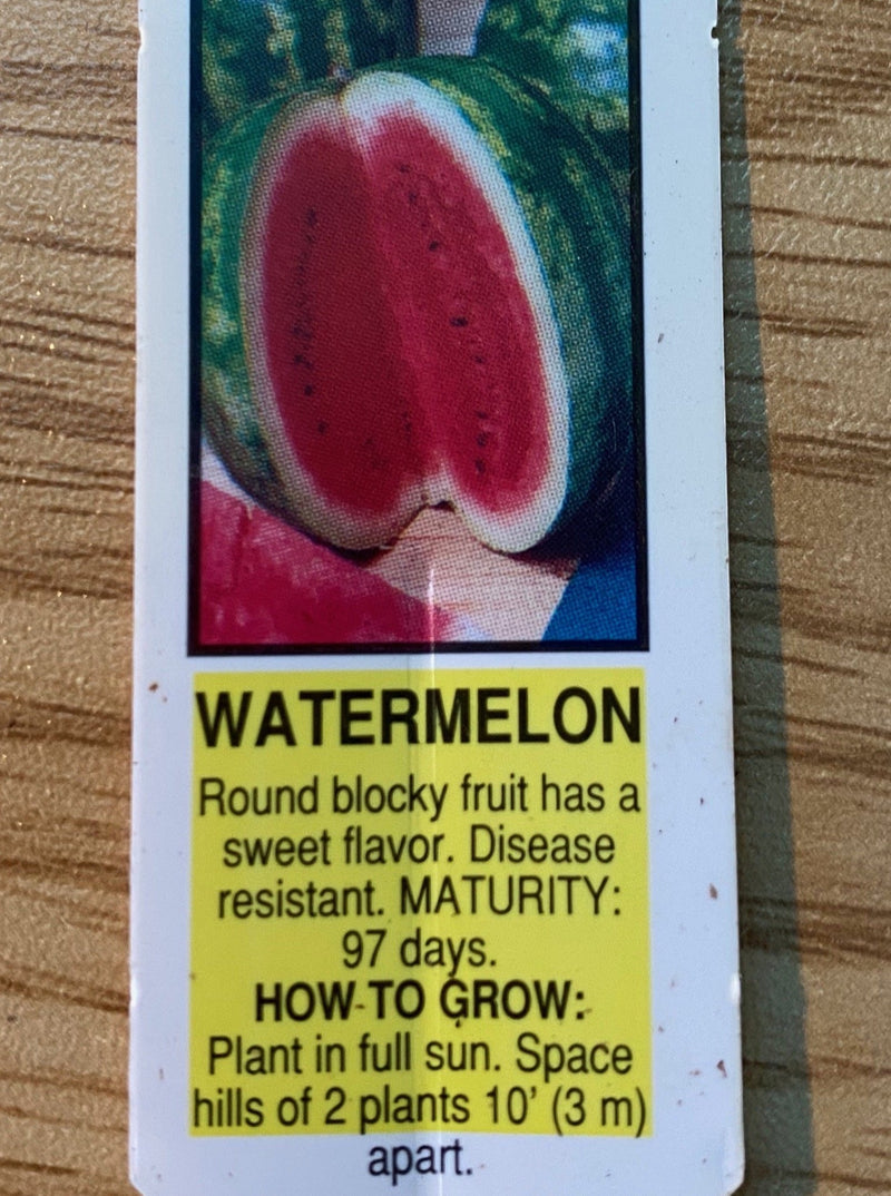 WATERMELON, CRIMSON SWEET
