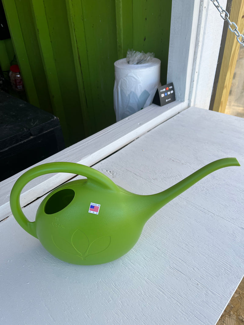 WATERING CAN, SMALL GREEN