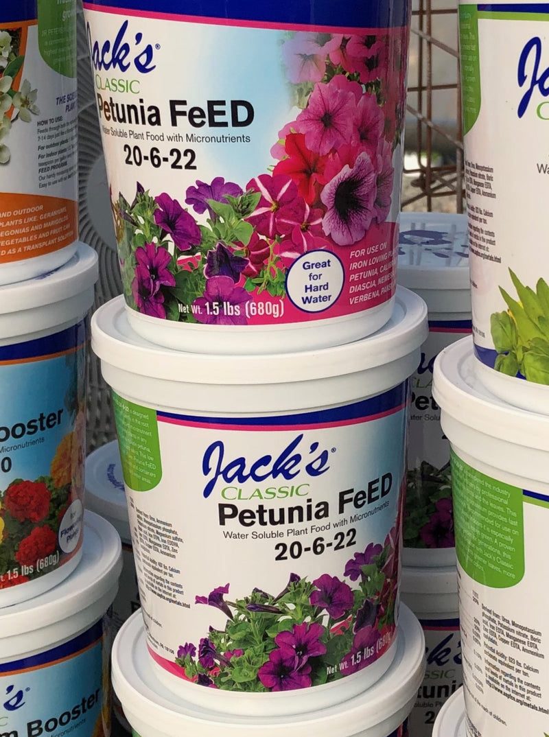 FERTILIZER, JACK'S CLASSIC PETUNIA FEED 20-6-22 1.5